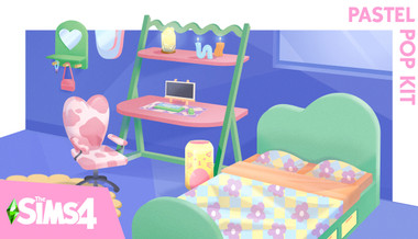 The Sims 4 Pastel Pop Kit